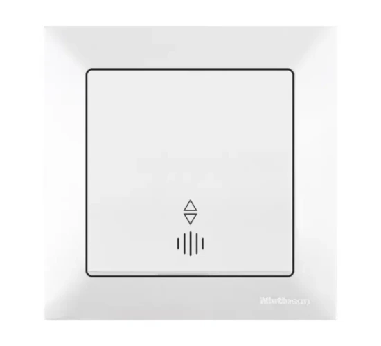 Девиаторен ключ светещ схема 6-10А Бял Candela Mutlusan.png